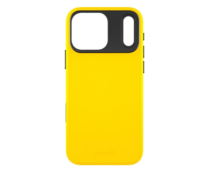 Etui do telefonów YAXO Leather Gear Slim Case MagSafe iPhone 17 Pro Honey Yellow